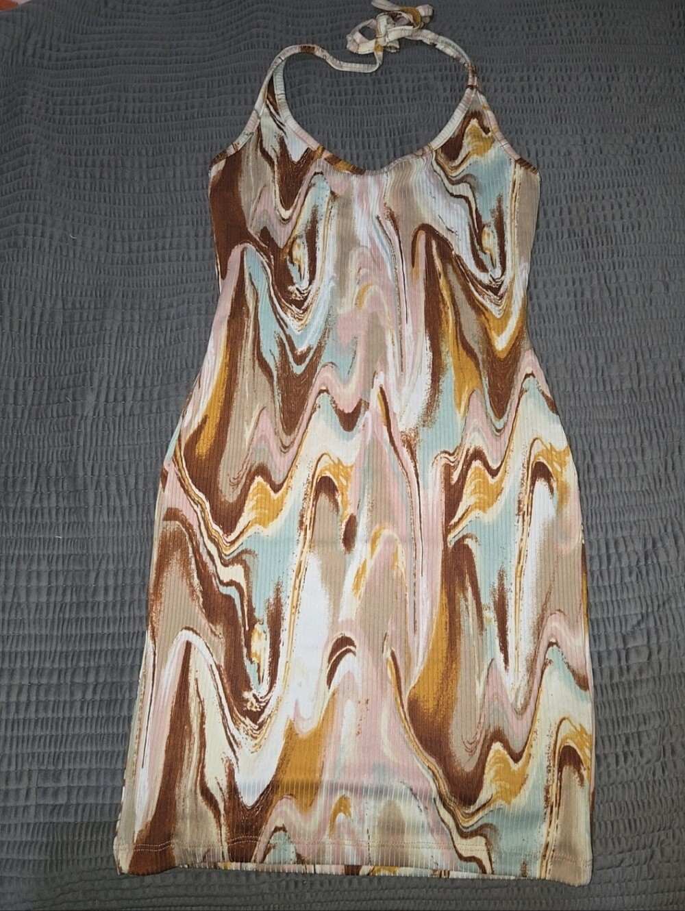 Tye Dye Halter Dress